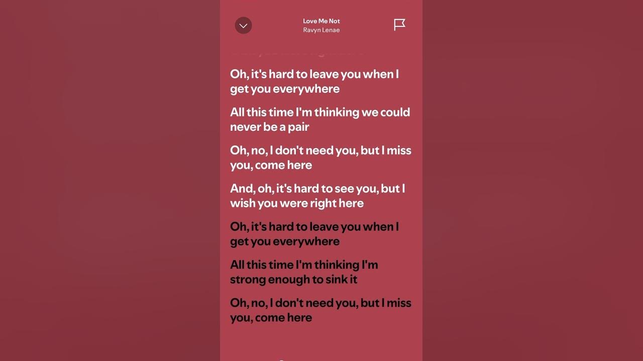Ravyn Lenae - Love Me Not #lyrics #music #newmusic #trending #hitmusic #summer #spotify Ravyn Lenae - Love Me Not #lyrics #music #newmusic #trending #hitmusic #summer #spotify