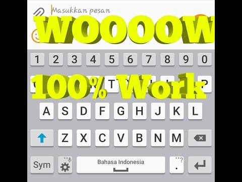 Work 100% !!! Cara Memperbaiki Keyboard/Papan Tombol HP Android Yang Tidak Bisa Beroperasi