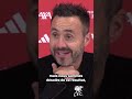 🎙️ De Zerbi : "C'est injuste, mais nous devons l'accepter" #shorts