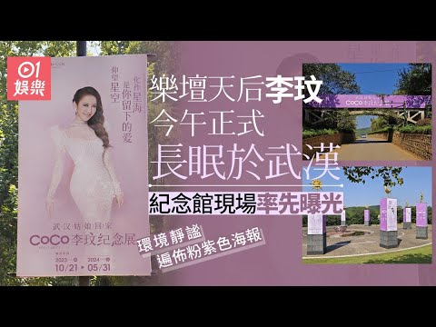 樂壇天后李玟今午正式長眠武漢 現場率先曝光遍佈粉紫色海報｜01娛樂｜李玟