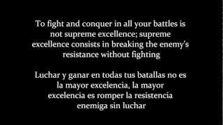 Sabaton ~ Art of War [English Lyrics and Spanish Subs.] chords