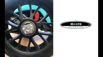 How to Change Front Wheel on Micro Mini & Maxi – Squared Wheel Axles | Micro Scooter Support