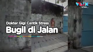 Dokter Stres Tak Pakai Baju Hebohkan Surabaya