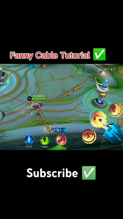Fanny Cable Trick Tutorial mobile legends #ml2b #fanny #tutorial #mobilelegends #mlbb