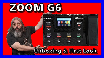 Zoom G6 Unboxing and First Look