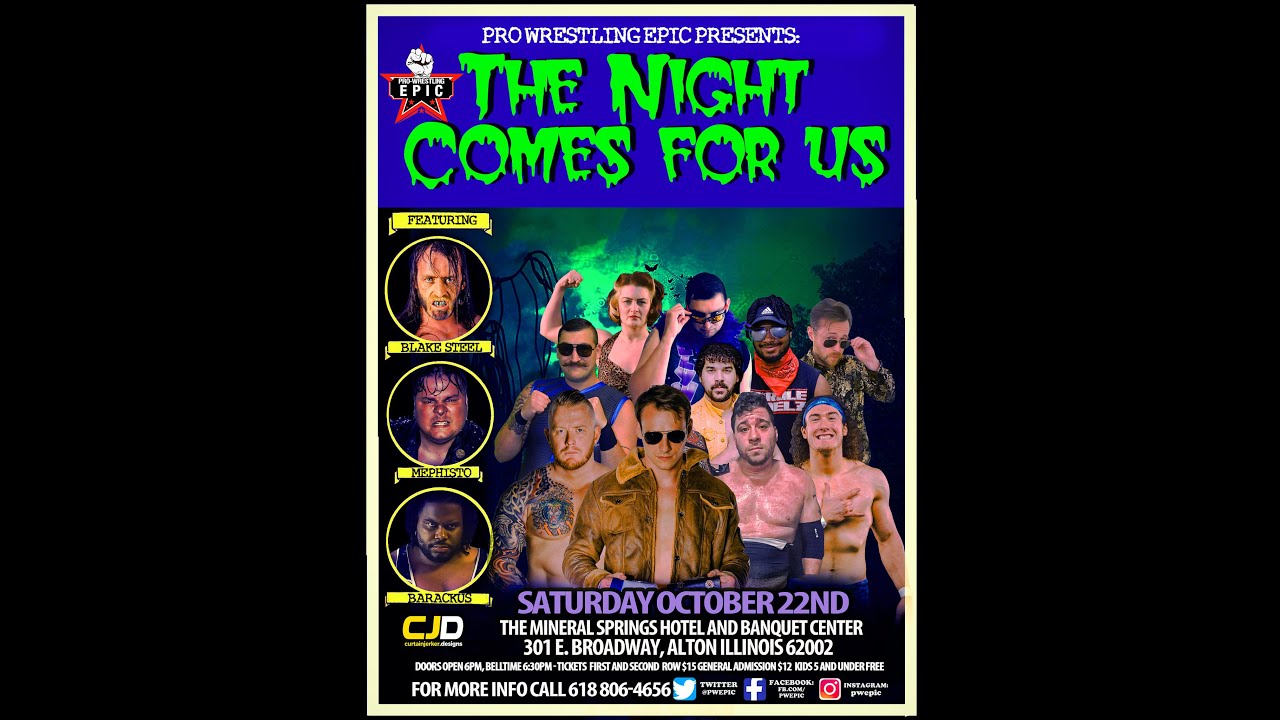 PWE - The Night Comes for Us - Percy Drews vs. Zulu vs. Dion - October 22nd, 2022 (Full Match)