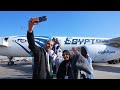 طياره الحجاج شوفوا فرحتهم  احباب رسول الله وجمالهم  نجومي