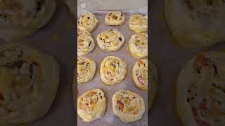 Evening tea without snacks no no🫠 try pizza pastries and chicken rings🫠😋