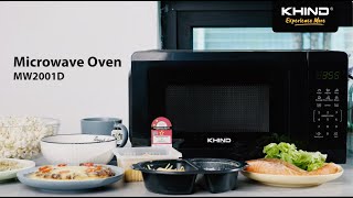 KHIND Digital Microwave Oven MW2001D | Express Cooking and Speedy Defrost