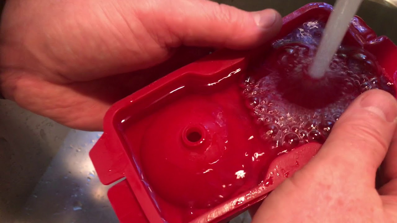 makers mark silicone ICE BALL tray REVIEW MM2053 YouTube