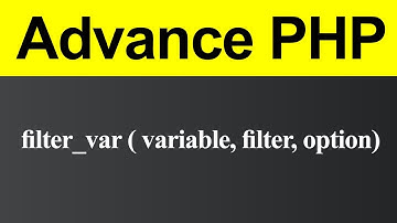 filter var Function in PHP (Hindi)
