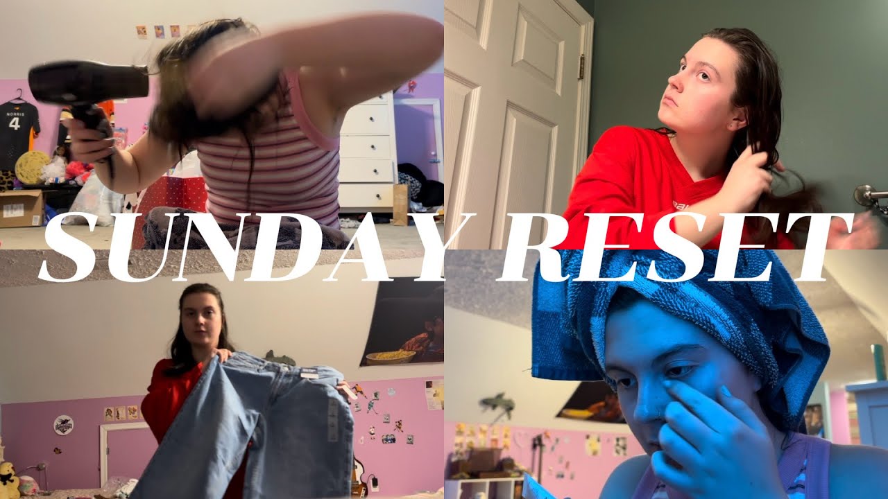 sunday reset (Aerie haul, bath, skincare)