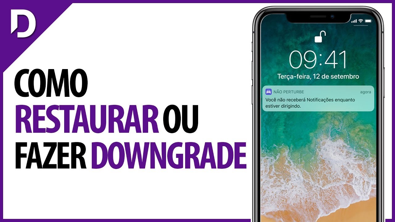 Como RESTAURAR Ou Fazer O DOWNGRADE Do IOS YouTube