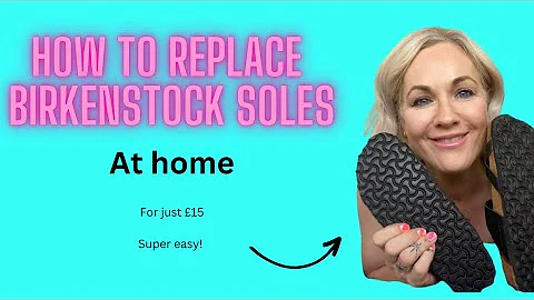 How I repaired/ resoled my Birkenstocks at home. Super easy and extremely cheap