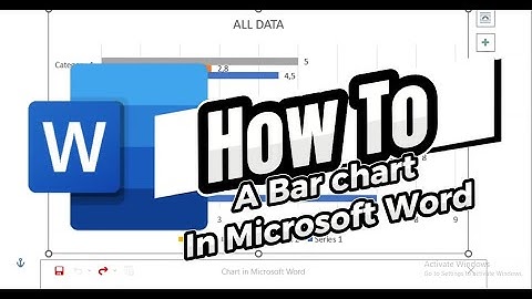 How To Make A Bar Chart In Microsoft Word