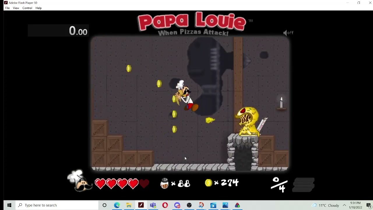 Papa Louie: When Pizzas Attack! in 04:32 by eeh_eeh - Papa Louie