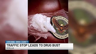 Irwin County traffic stop leads to meth trafficking arrest