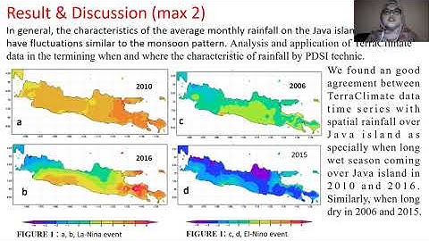 Analysis of Wet and Dry Season Using the Palmer Drought Severity Index (PDSI) over Java Island