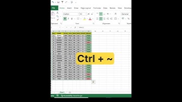 Excel Useful Shortcut Key #shorts #youtubeshorts