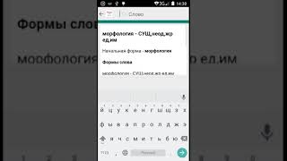 Морфологический разбор слова онлайн screenshot 5