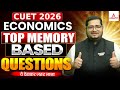 CUET Economics 2026 | Economics Top Most Memory Based Questions | Based on Latest Trend Analysis