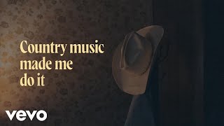 Смотреть клип Carly Pearce - Country Music Made Me Do It (Lyric Video)