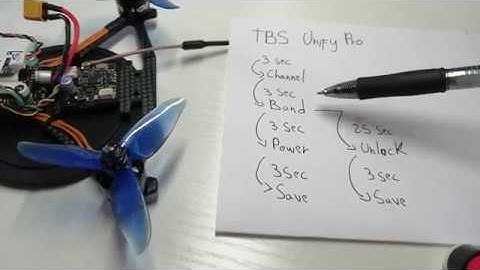 How to Unlock TBS Unify Pro VTx (Video Transmitter)