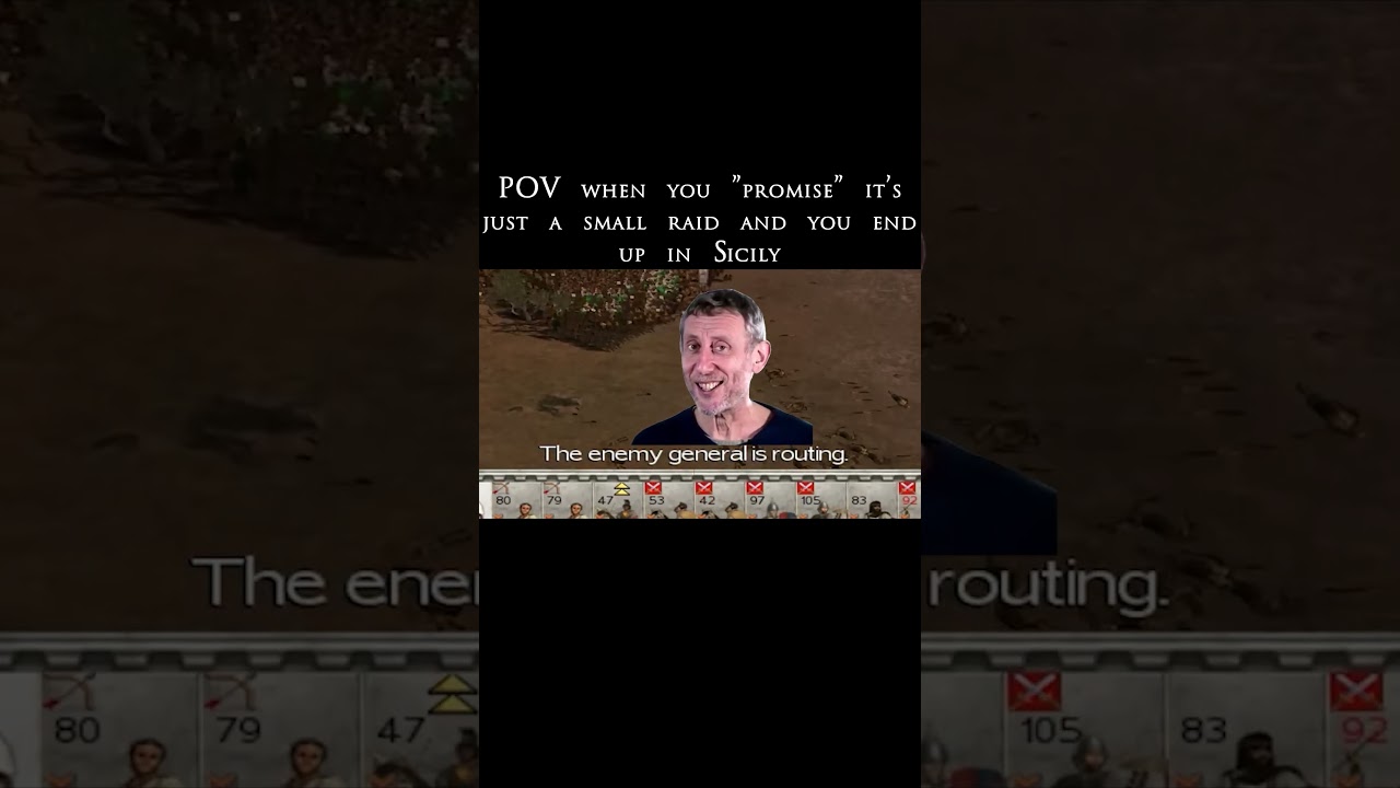 POV: when you "promise" it's just a small raid and you end up in Sicily