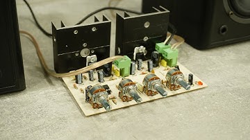 How to DIY a small and cheap audio amplifier using TDA2003