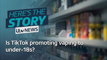 Is TikTok promoting vaping to under-18s? | ITV News