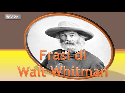 WALT WHITMAN 📖(citazioni)