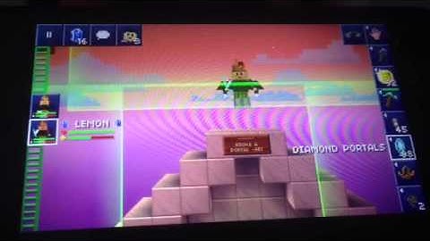 How to make a glowing portal on Blockheads 1.6.1 (works wit