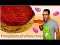 recette GALETTE FRANGIPANE A LA PRALINE ROSE / Pink praline king's cake (EN subs)