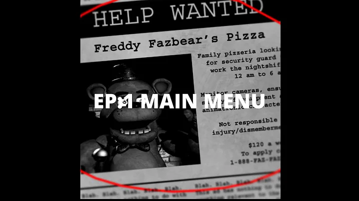 How to make a fnaf game on scratch ep1(Main Menu)