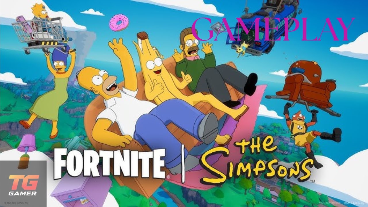 Fortnite x Simpson gameplay 2