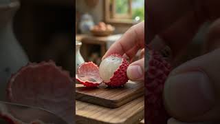 Chhoti Si Rasoi Me Banayi Lychee Drink 🥤 Mini Cooking ASMR #shorts
