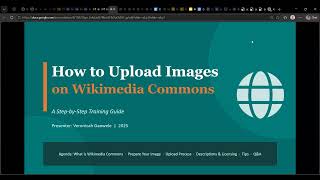 Newbies learn to link images from Wikimedia commons to Wikipedia and Wikidata