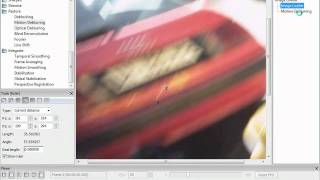 Deblurring a license plate with Amped Five screenshot 1