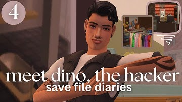 city lore, burger spot & thrift store, grungy apartment decorating +more | save file diaries #sims2