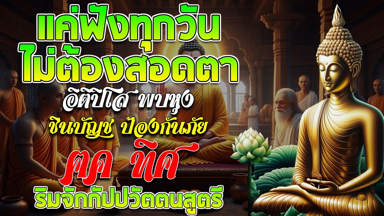สวดมนต์ก่อนนอน แผ่เมตตา แผ่ส่วนกุศล และอโหสิกรรม 🙏บทสวดมนต์ก่อนนอน | คาถาชินบัญชร