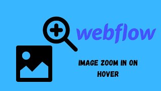 Stunning Webflow image Zoom in on hover tutorial! (2022)