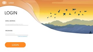 Website Login Page Design using Adobe XD | Login Page Design | Advance Adobe XD