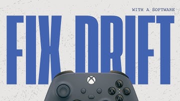 Fix stick drift with a software...