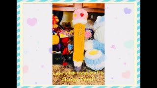 Hand knit a Chunky Pencil | Classroom Accessory | Teacher appreciation