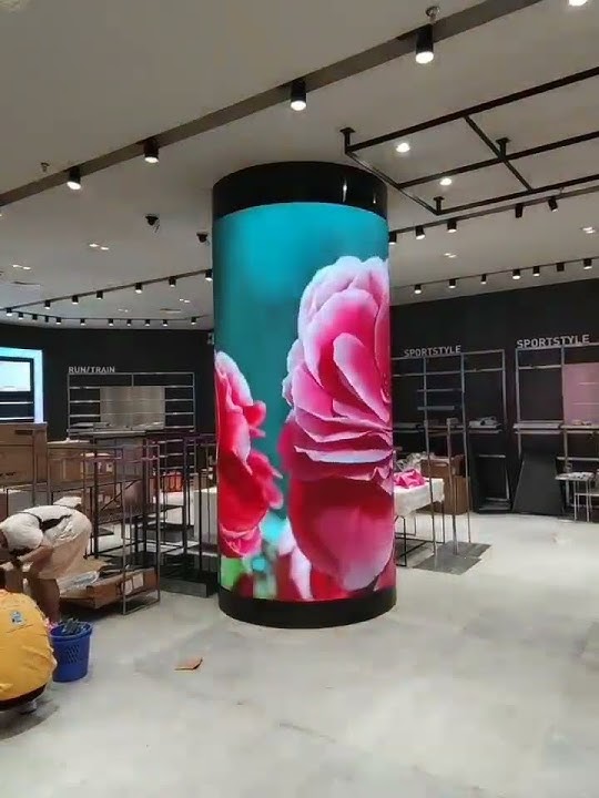 LED COLUMN#LED FLEXIBLE CYLINDER# Christina Teng whatsapp 13528836237