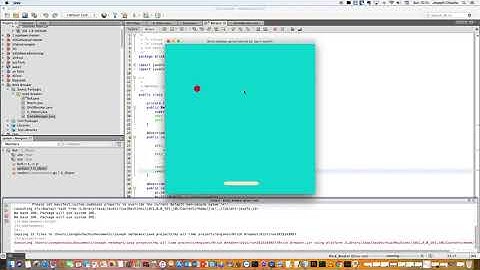 #7 Brick Breaker javaFx tutorial adding the ball to the Game and checking for collision