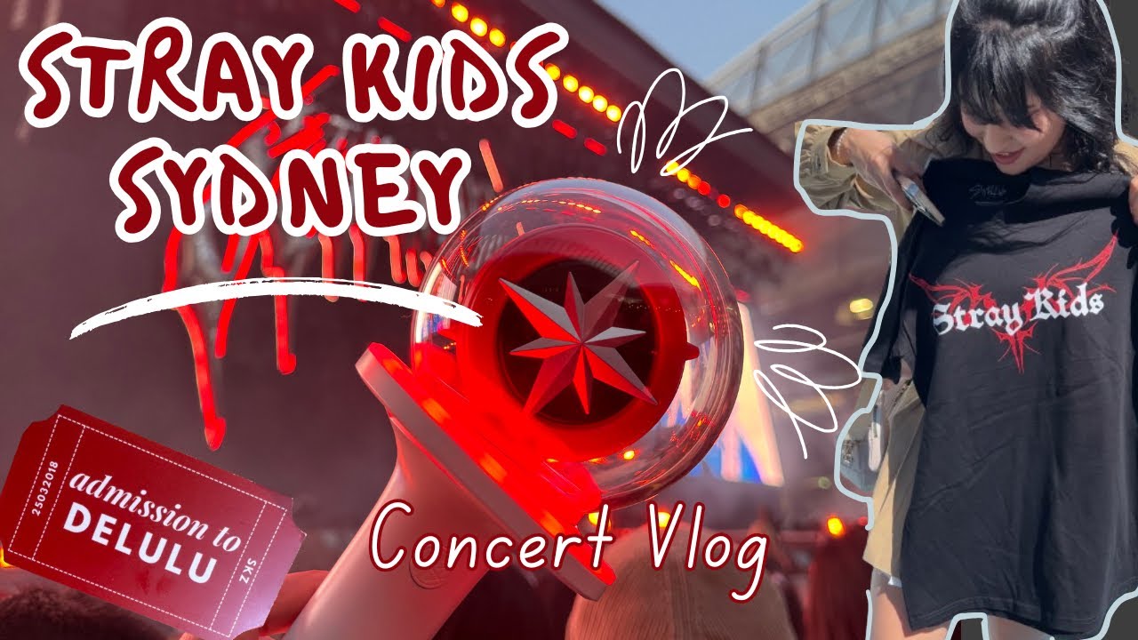 STRAY KIDS Concert Vlog | Sydney Australia |