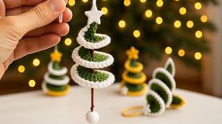 Quick Crochet Spinning Christmas Tree | Perfect Holiday Gift Idea