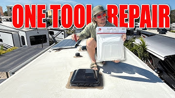Broken RV Vent Cover - How To Repair