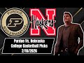College Basketball Pick - Purdue vs Nebraska Prediction, 2/10/2026 Best Bets, Odds & Betting Tips